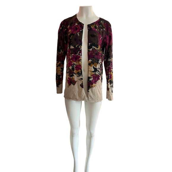 Leo & Nicole Open Cardigan Floral Sweater for Stitch Fix Size M - Picture 1 of 5